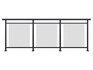 铝合金玻璃护栏