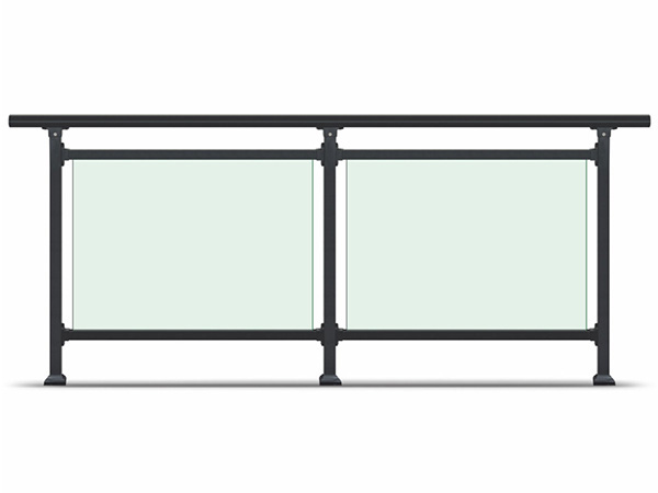 小区玻璃护栏图片