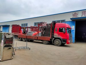 金用护栏2021年9月8日锌钢空调护栏发货!