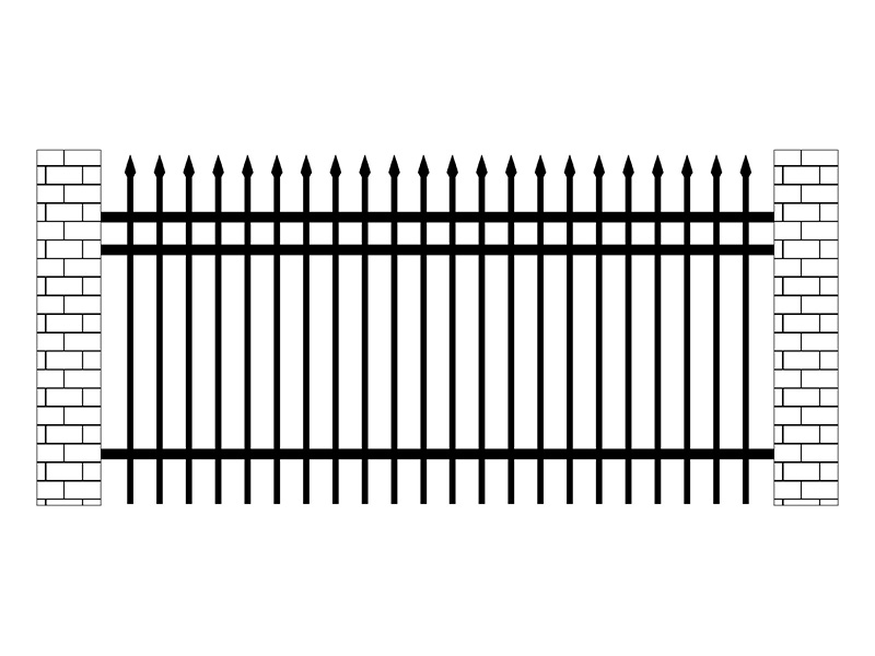 小区锌钢围栏图片4