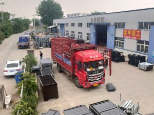 金用护栏2023年5月12日锌钢飘窗护栏装车发货！