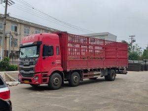 2023年5月29日锌钢连廊栏杆装车发货！