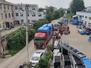 2023年7月6日锌钢阳台护栏装车发货!