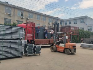 2023年7月12日锌钢护窗栏杆装车发货!