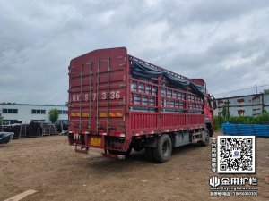 2023年8月1日锌钢玻璃栏杆装车发货！