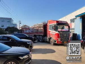 2024年1月25日锌钢空调护栏装车发货！