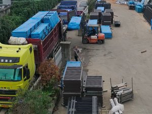 2024年9月24日锌钢阳台护栏装车发货!