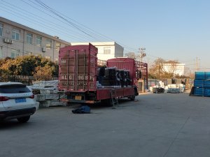 2025年1月10日锌钢围墙护栏装车发货！
