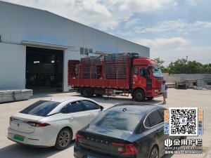 2025年6月28日锌钢楼梯栏杆扶手装车发货！